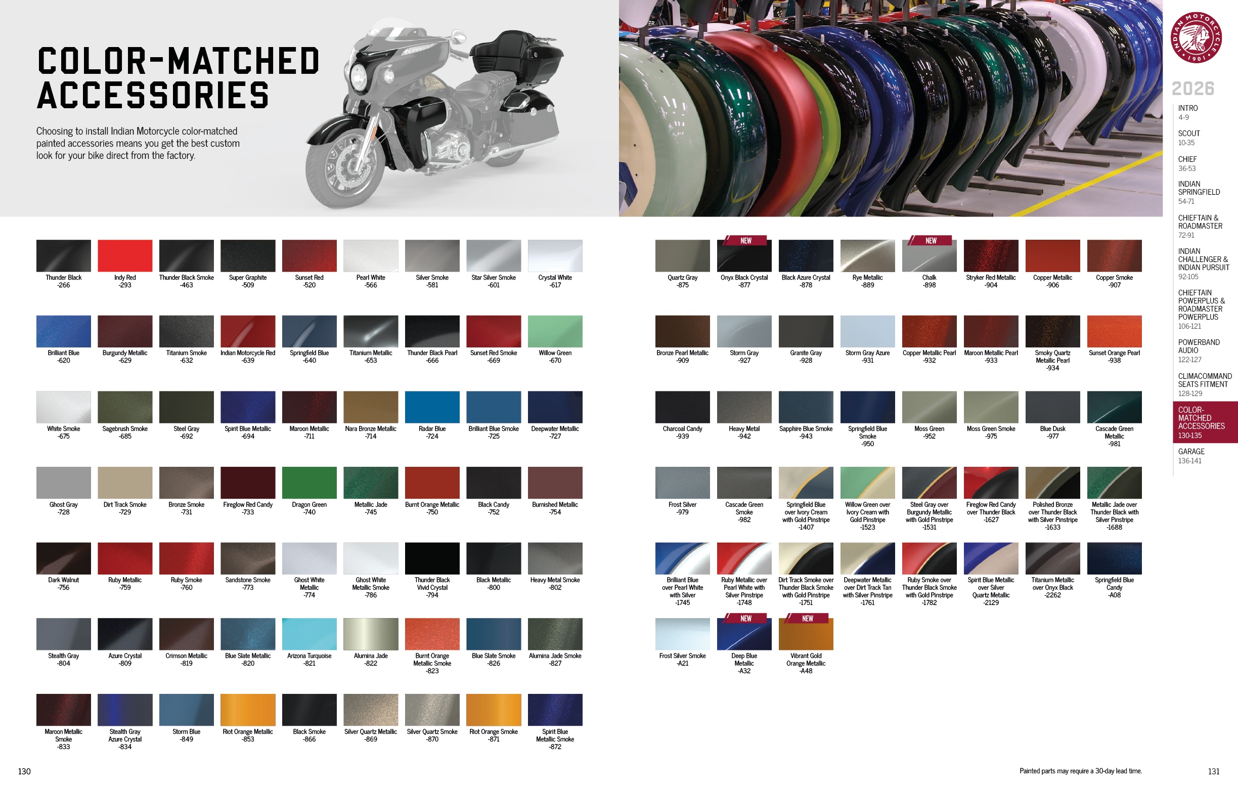 A colorful display of motorcycle accessories. AI generated content